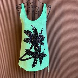 Express palm Tree design tank top